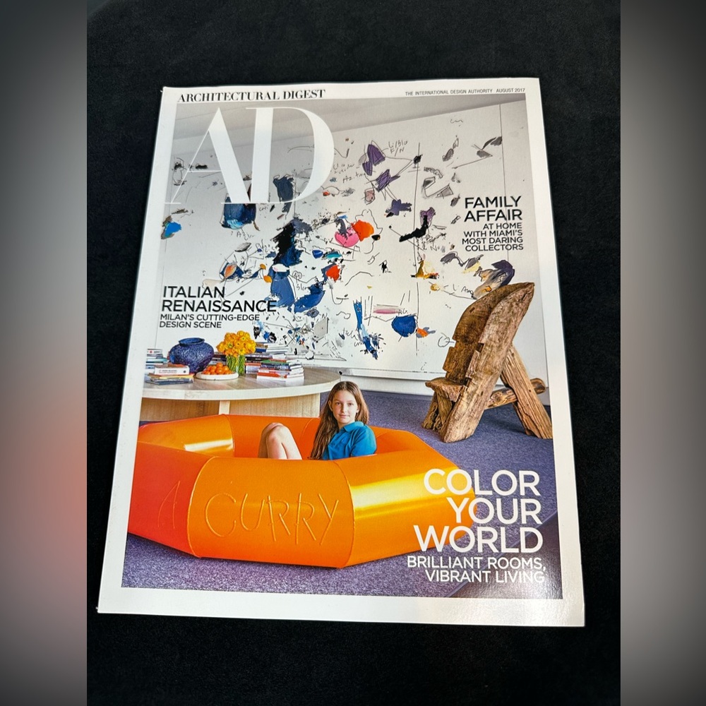 Architectural Digest Magazine (August 2017) Color Your World